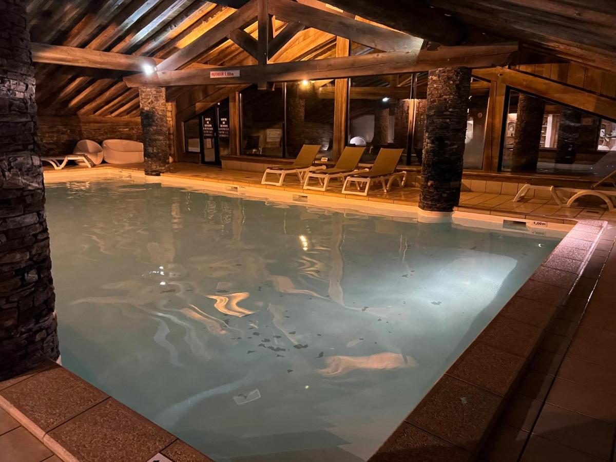 Appartement Ski Aux Pieds Dans Residence Premium Piscine, Sauna Hamam Saint-Martin-de-Belleville Ngoại thất bức ảnh